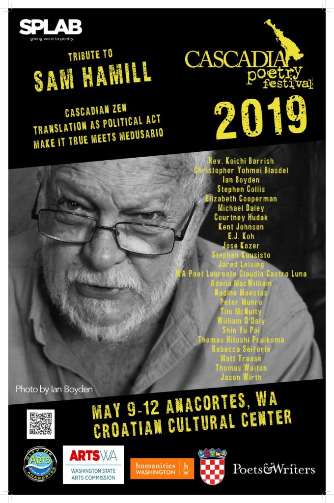 Cascadia Poetry Festival Anacortes 2019 Poster