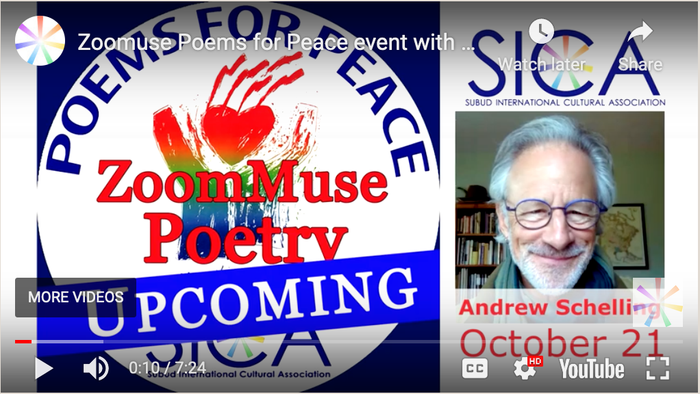 Ancrew Schelling SICA Poems for Peace