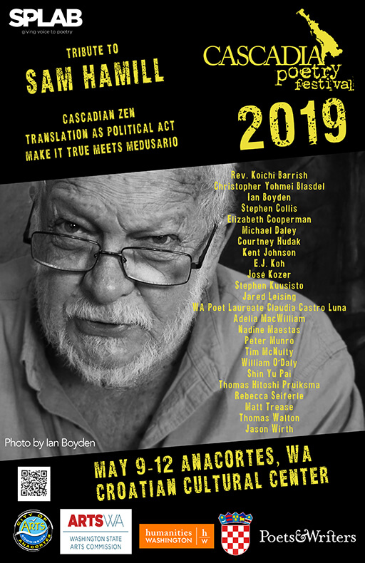 2019 Cascadia Poetry Festival Poster
