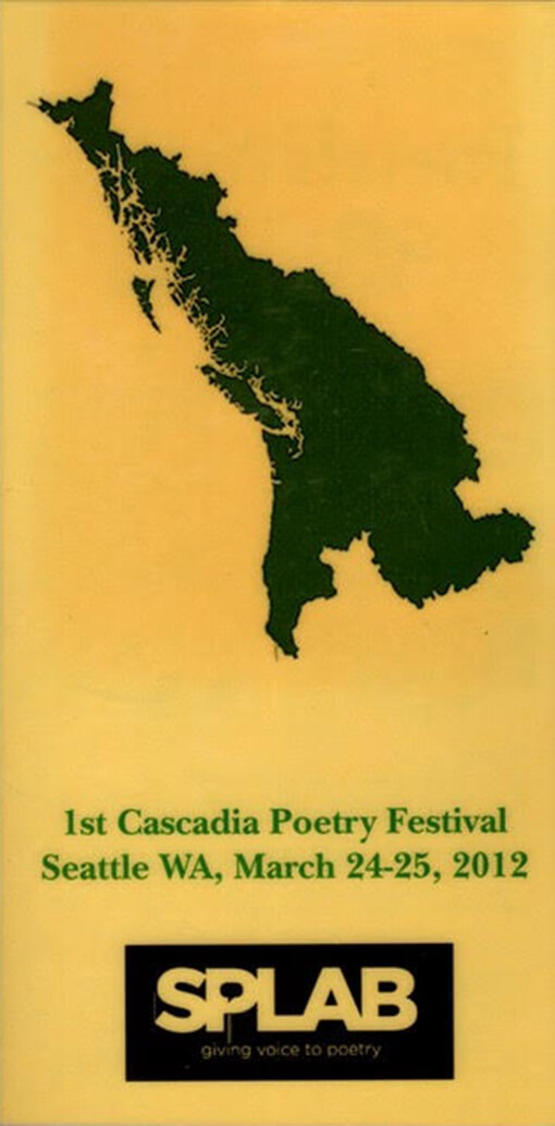2012 Cascadia Poetry Festival Gold Pass front