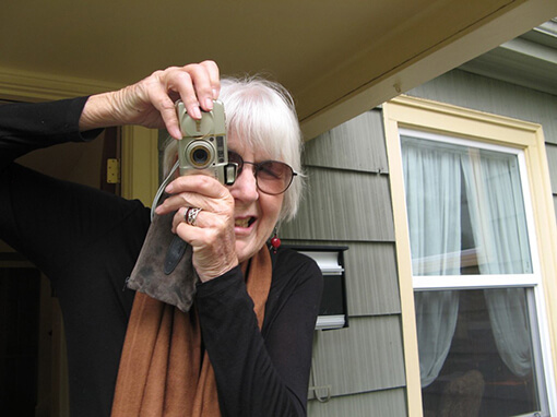2014 Cascadia Poetry Festival Joanne Kyger at CPF2 photo by Bowering