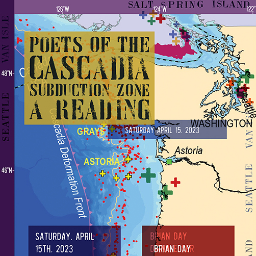 Example program, portion of poster from Poets of The Cascadia Subduction Zone A Reading