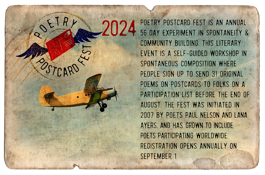 2024 Poetry Postcard Fest Banner 1080 